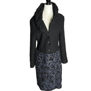 Spanner Boiled Wool Lightweight Duster Jacket